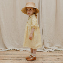 Load image into Gallery viewer, Duck, Duck, Goose Dress - Lemon Check Linen