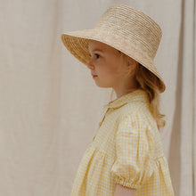 Load image into Gallery viewer, Duck, Duck, Goose Dress - Lemon Check Linen