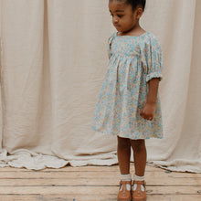 Load image into Gallery viewer, Marbles Dress - Oat &amp; Olive Check Linen