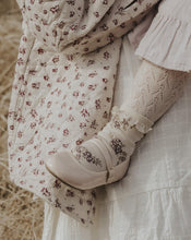 Load image into Gallery viewer, Frill Ankle Sock - Daisy Garden Taupe