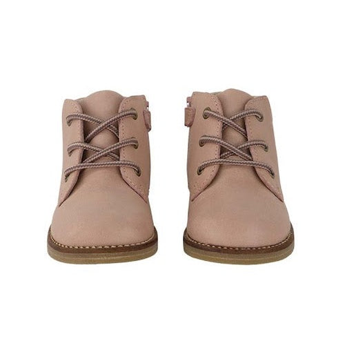 Leather Boot - Blush