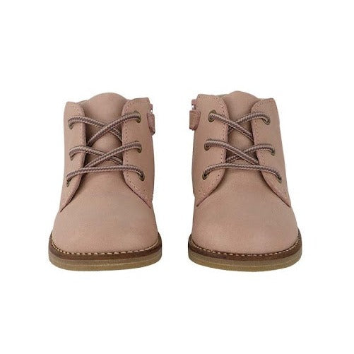 Leather Boot - Blush