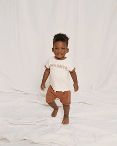 front pouch short || amber